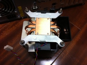 ヒートシンク付けなおす